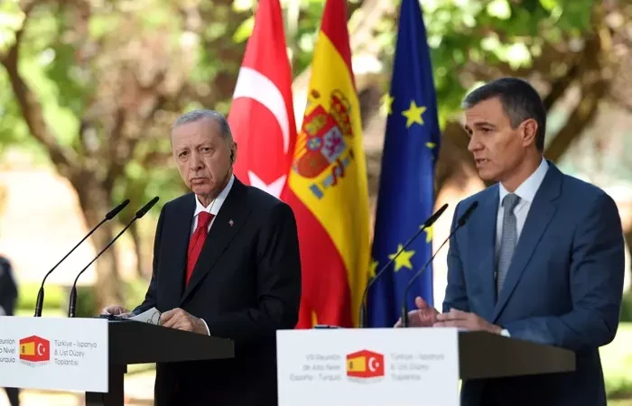 Cumhurbaşkanı Erdoğan, İspanya Başbakanı Shancez ile görüştü, Gazze’ye dikkat çekti