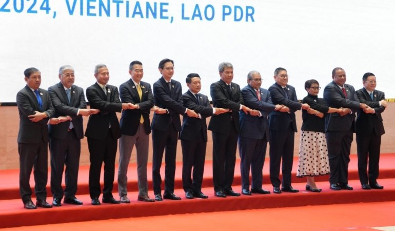57. ASEAN Dışişleri Bakanları Toplantısı Laos’un Vientiane kentinde toplandı