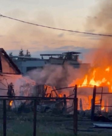 Views of Sudzha town in Russia's Kursk region following incursion of Ukrainian troops