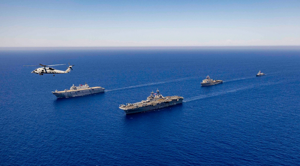 TCG Anadolu, Doğu Akdeniz’de ABD ile birlikte İsrail’i koruyan tatbikata katıldı