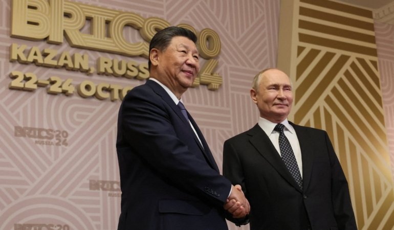 BRICS 2024 zirvesinde Putin ve Şi, Ukrayna ve küresel iş birliğini görüştü