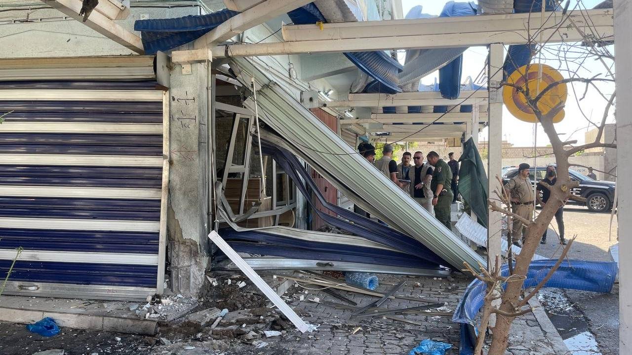 Irak’ın Kerkük kentinde Irak Türkmen Cephesi’ne bağlı Türkmen Evi büro