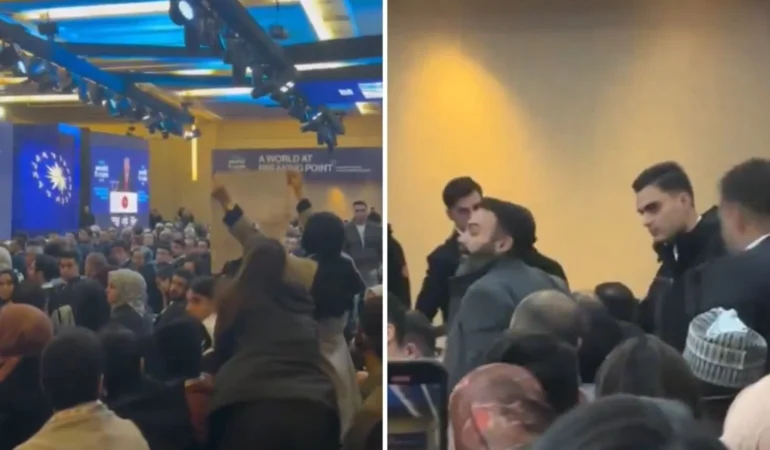 Cumhurbaşkanı Tayyip Erdoğan, İsrail’le ticarete karşı çıkanlar tarafından protesto edildi!