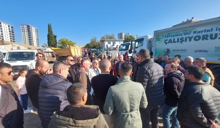 Kartal Belediyesi temizlik işçilerine SCP’den destek geldi: KARTAL BELEDİYE BAŞKANI SAYIN GÖKHAN YÜKSEL, YANLIŞ KARARDAN DÖNMELİDİR!