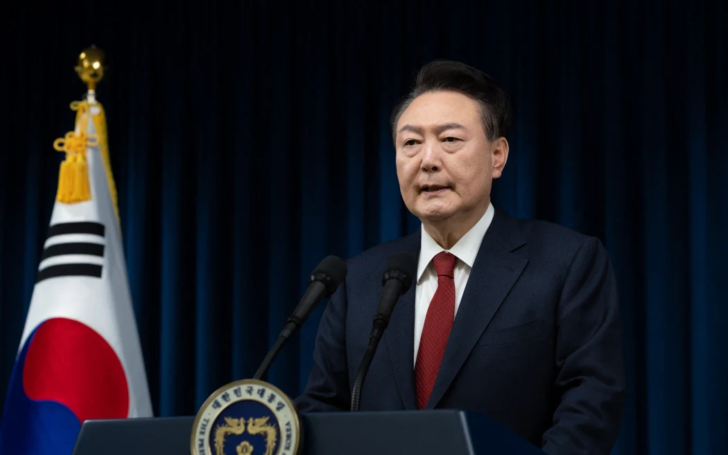 Güney Kore polisi, Devlet Başkanı Yoon Suk-yeol‘un geçen hafta ilan
