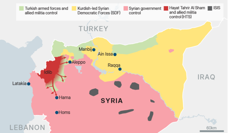 Suriye’de HTŞ öncülüğündeki muhalif gruplar Hama’yı ele geçirdi