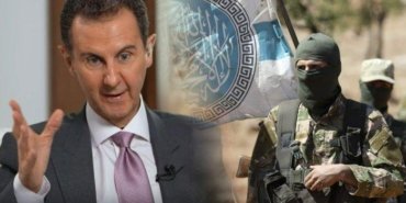 Presiden-Suriah-Bashar-Al-Assad-dan-kelompok-Hayat-Tahrir-al-Sham-HTS