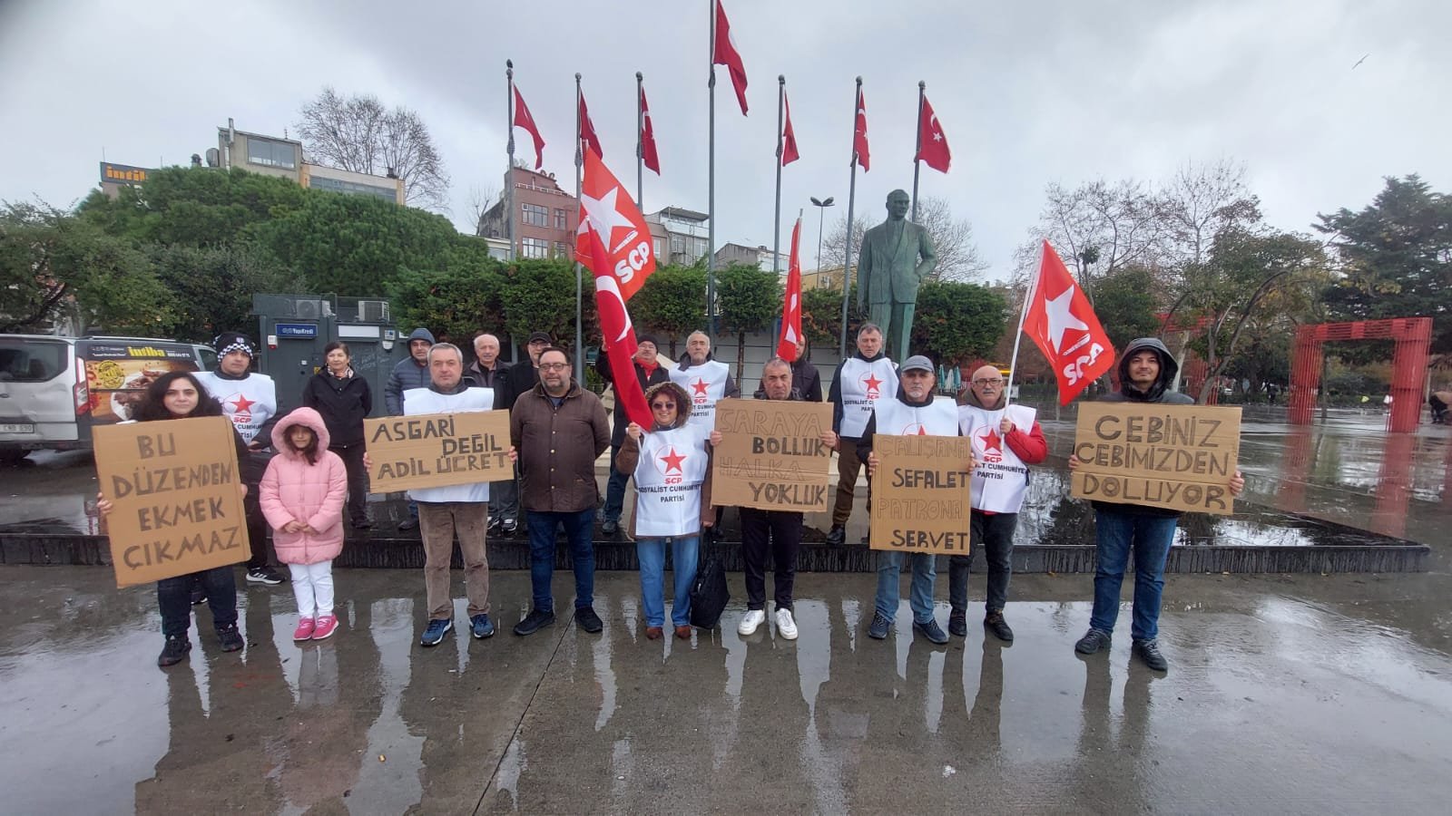 Sosyalist Cumhuriyet Partisi (SCP), 2025 yılı için açıklanan asgari ücretin