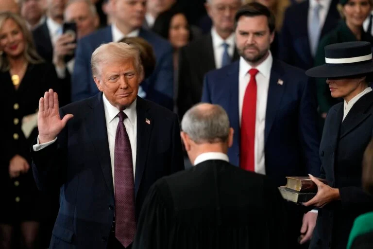 president-donald-trump-inauguration-day-swearing-in-2025-AP-012025-768x512
