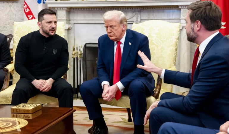 Oval Ofis’te Trump-Zelensky tartışması!
