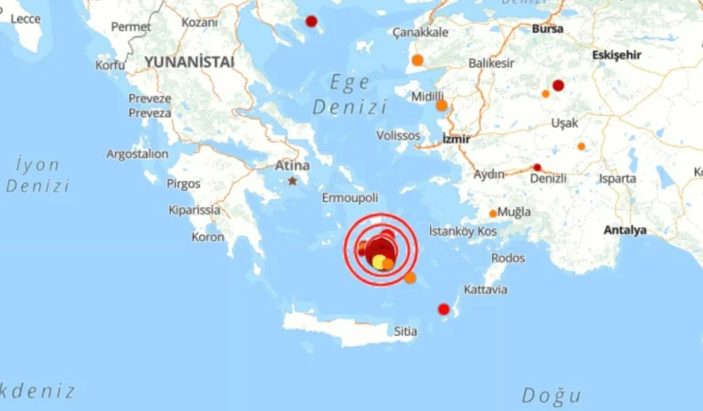 Ege Denizi’nde 400’ün üstünde deprem! Türkiye için Tsunami uyarısı…