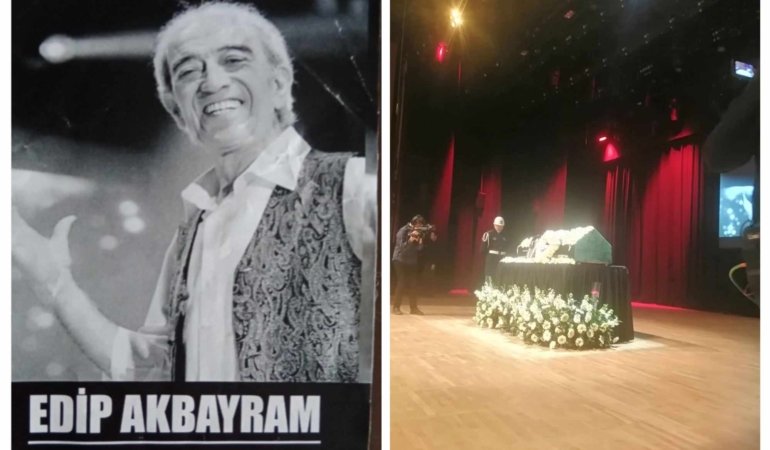 Edip Akbayram son yolculuğuna uğurlandı