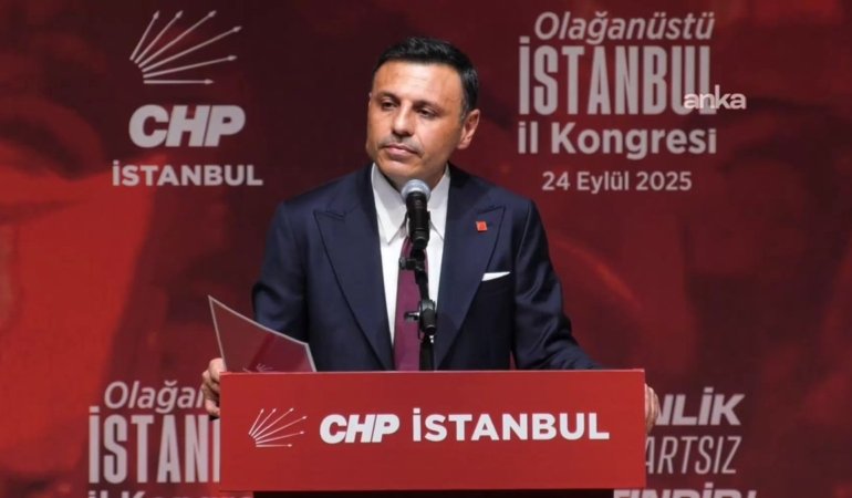 Özgür ÇELİK yeniden CHP İstanbul İl Başkanı seçildi