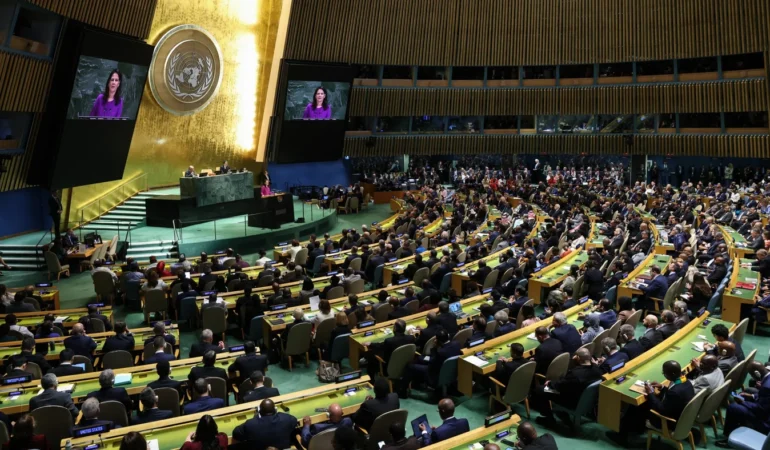 Birleşmiş Milletler toplantısına Filistin’in tanınması ve Gazze Soykırımı damga vurdu!    İki devletli çözüm ve barış gücü talepleri…