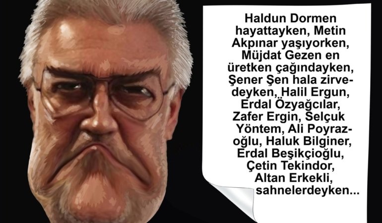 “ONUN SAHNESİ SARAY…”