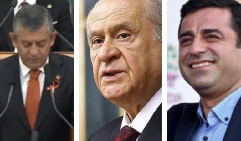 MHP lideri Bahçeli’den Selahattin Demirtaş’ın tahliyesine destek, Demirtaş’tan Bahçeli ve Özel’e teşekkür…