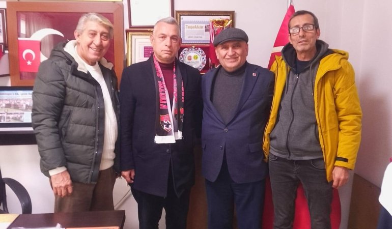 Anafartalılar Spor Kulübü Kartal Muhtarlar Derneği Başkanı Dikilidaş’ı ziyaret etti