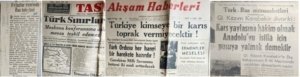 Sovyetler Birliği’nin Türkiye’den talepleri 1945 yılının ikinci yarısından itibaren kamuoyuna