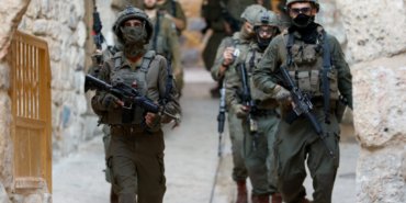 Weekly Israeli settlers' tour in Hebron, in the Israeli-occupied West Bank