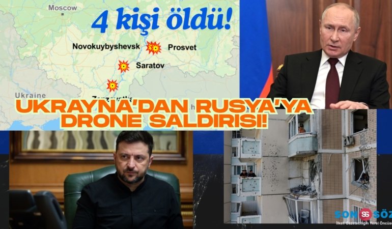 Ukrayna İHA’larla Rus petrol sevkiyatını hedef aldı, 4 kişi öldü!