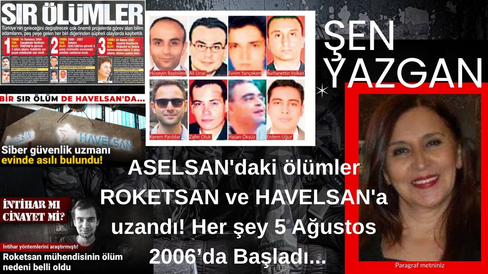ASELSAN’da çalışan beş genç mühendisin iki yıl içinde art arda gelen ölüm