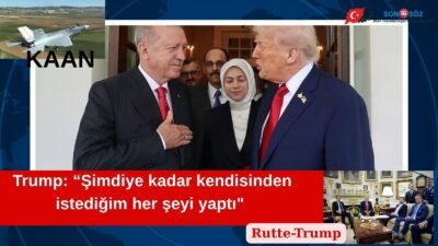 Trump, NATO Genel Sekreteri Mark Rutte ile Oval Ofis’te yaptığı