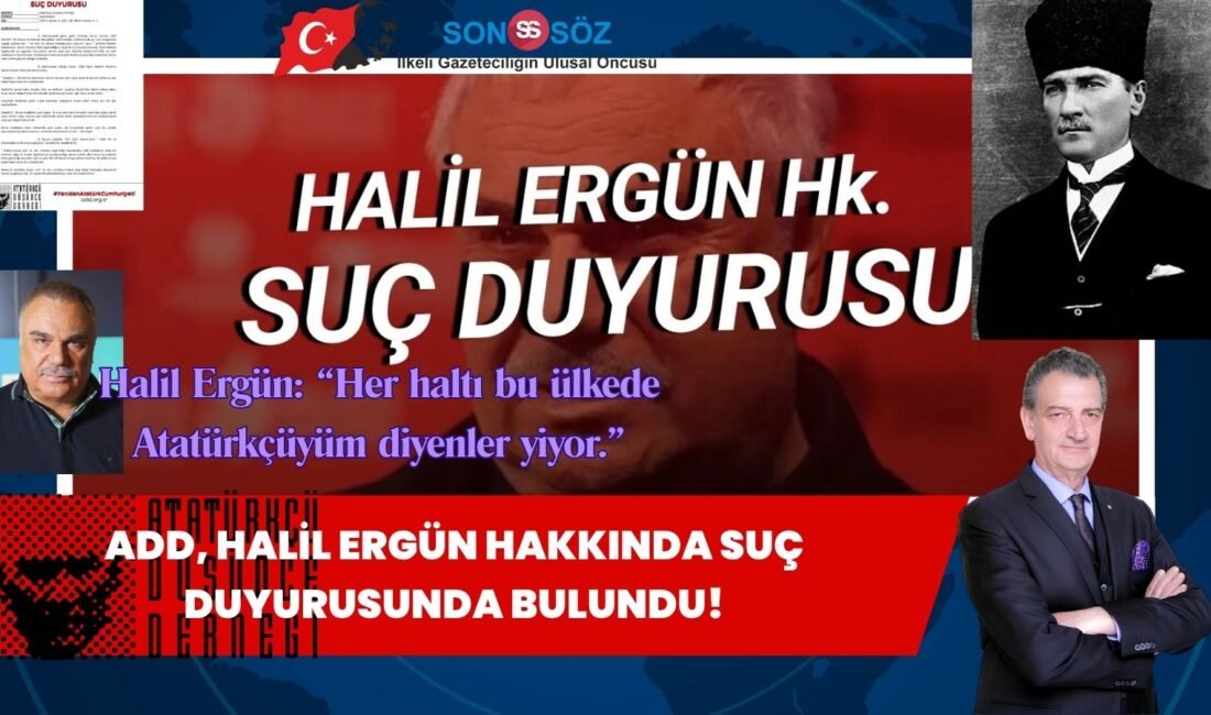 Atatürkçü Düşünce Derneği (ADD), “Her haltı bu ülkede Atatürkçüyüm diyenler