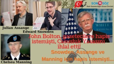 Snowden, Assange ve Manning'e hapis istemişti...