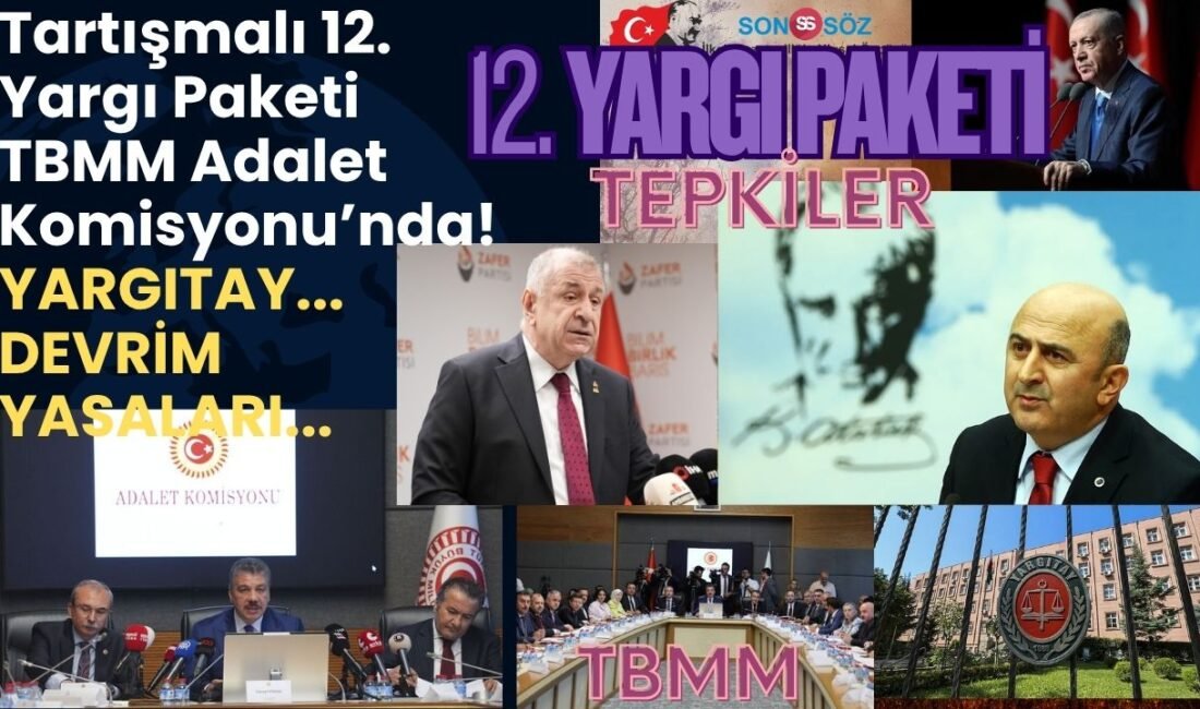 Meclis Başkanlığına sunulan 30 maddelik 12. Yargı Paketi; duruşma sürelerine