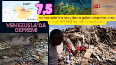 Çarşamba akşamı Venezuela’da bir dakikadan kısa bir süre arayla iki