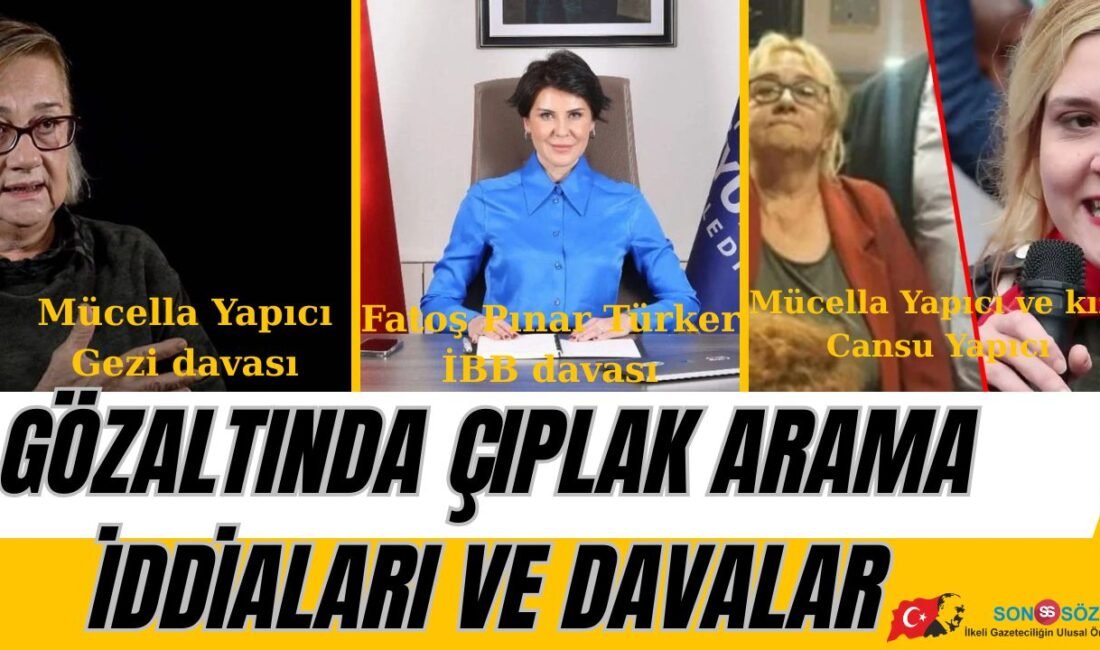 Taksim Dayanışması sözcülerinden mimar Mücella Yapıcı ile kızı Cansu Yapıcı’nın,