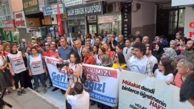 Özel Sektör Öğretmenleri Sendikası’nın (Öğretmen Sendikası), çağrısıyla mülakat mağduru öğretmenler