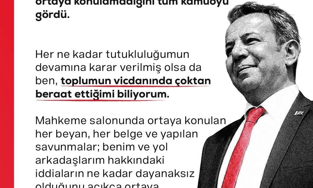 &nbsp; Bolu Belediye Başkanı Tanju Özcan’ın tutukluluğunun devamına karar verildi.