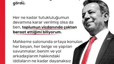 &nbsp; Bolu Belediye Başkanı Tanju Özcan’ın tutukluluğunun devamına karar verildi.