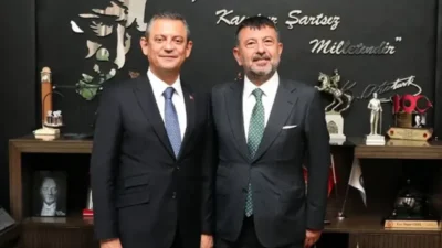 Yeni Parti Genel Başkanı Özgür Özel ve Malatya Milletvekili Veli