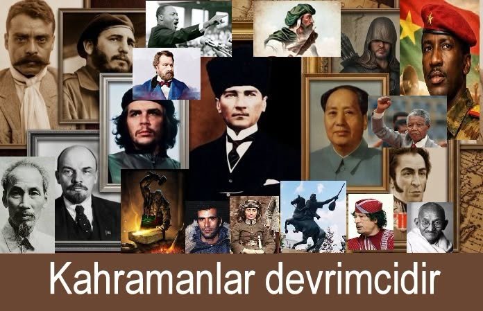 Bakın milletlerin bayrak edip bağırlarına bastıklarına; Nesiller boyu destanlaşan kahramanlarına!