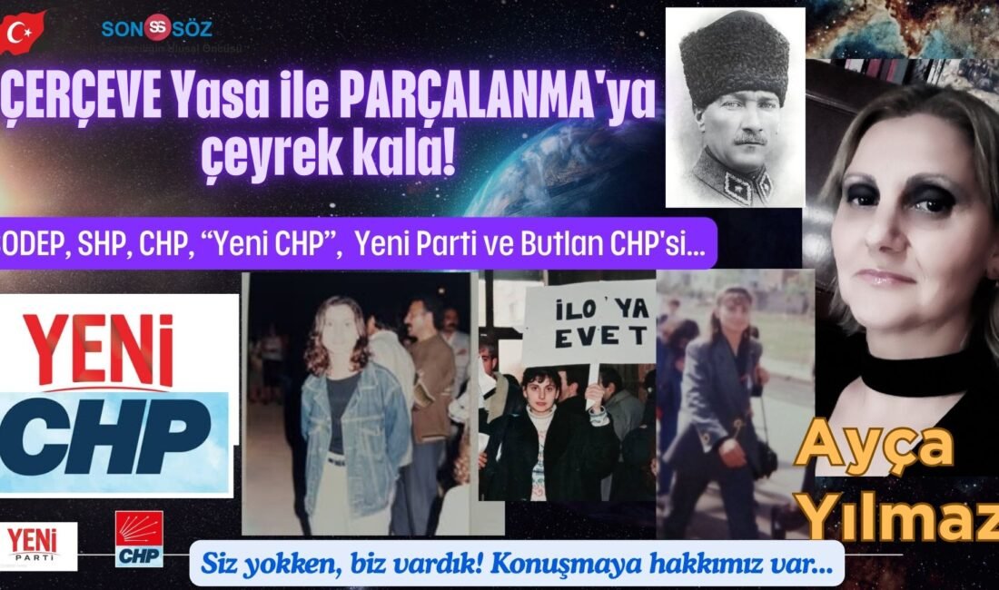 SODEP + HALKÇI PARTİ=SHP… CHP, YENİ CHP… YENİ PARTİ ve
