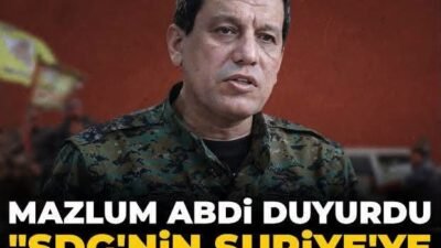 Sihirli cümle yine, ‘SİLAH BIRAKMA, BARIŞ, DEMOKRASİ VE ENTEGRASYON’dur…” YPG/SDG,