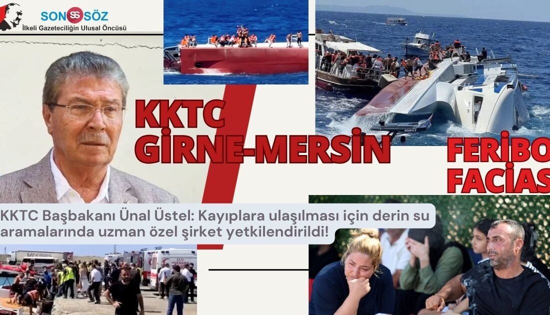 KKTC Başbakanı Ünal Üstel, Girne açıklarında meydana gelen deniz kazasının