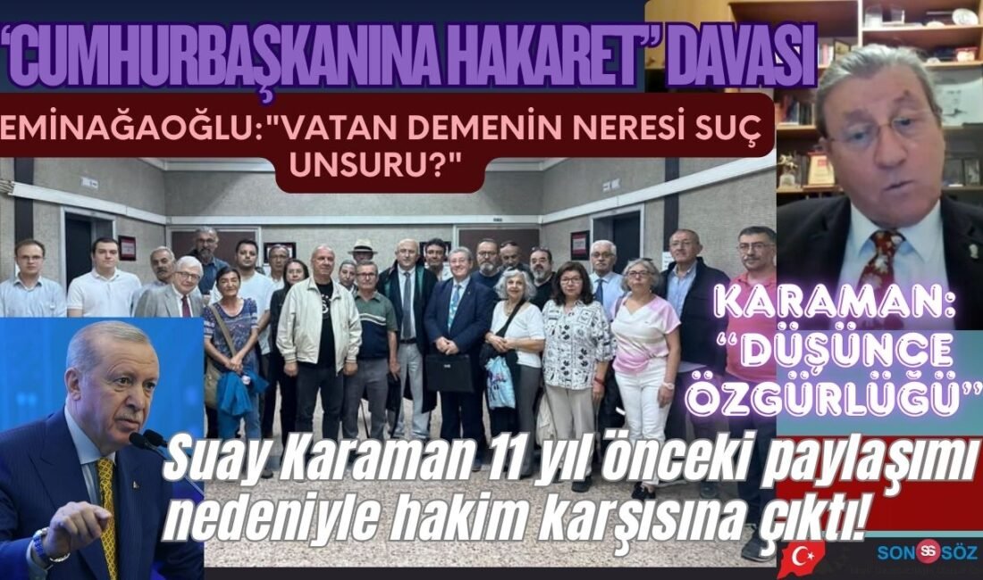 Eminağaoğlu: "Vatan demenin neresi suç unsuru?"