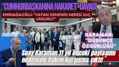 Eminağaoğlu: "Vatan demenin neresi suç unsuru?"
