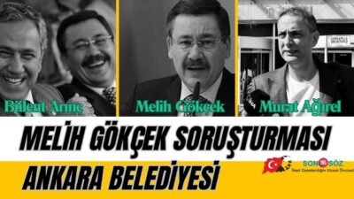 Eski Ankara Büyükşehir Belediye Başkanı Melih Gökçek hakkında soruşturma başlatıldı.