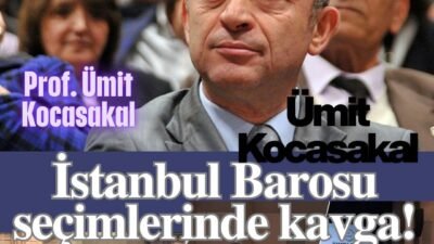 İstanbul Barosu’nun 128. Olağan Genel Kurulu’nda sloganlar ve bayraklar nedeniyle