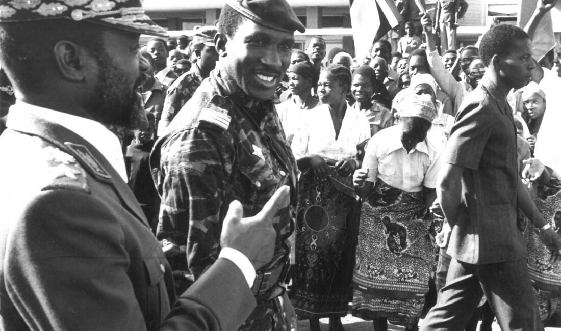 Burkina Faso’nun ve Afrika’nın sosyalist lideri. “Afrika’nın Che Guevara’sı” diye